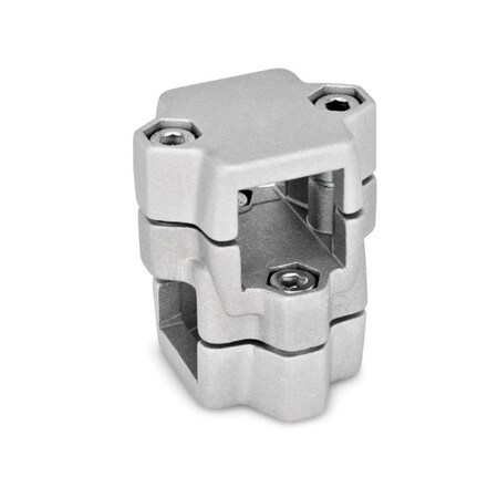 J.W. Winco GN134-V25-V25-50-2-BL 2-Way Connector Clamp 134-V25-V25-50-2-BL